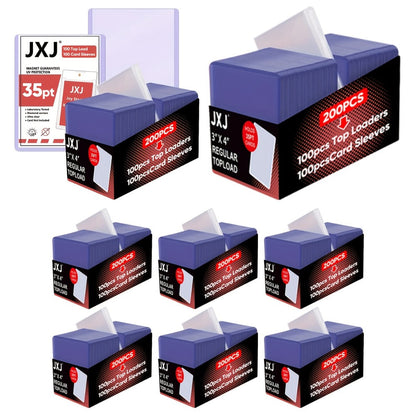 Top Loaders & Card Sleeves Bulk 200/400/800pcs with the Listed Color, Size or Set Options for Everyday Use