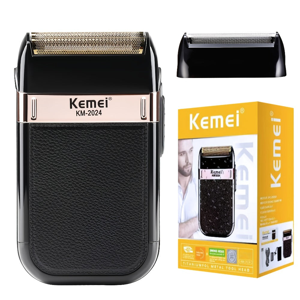 Kemei Hair Clipper & Beard Trimmer Set for Men – Professional Grooming Kit with Reciprocating Shaver, USB Rechargeable, Home & Salon Use