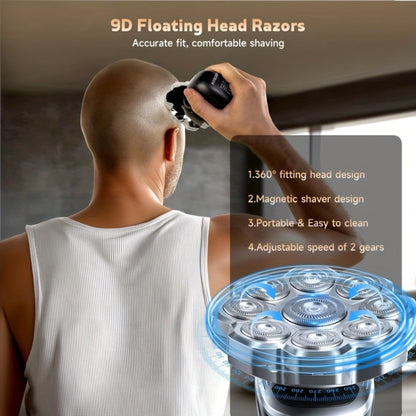 Electric Razor for Women 5-in-1 Painless Hair Removal Shaver – Wet & Dry Rechargeable Lady Shaver for Face, Legs, Bikini & Underarms