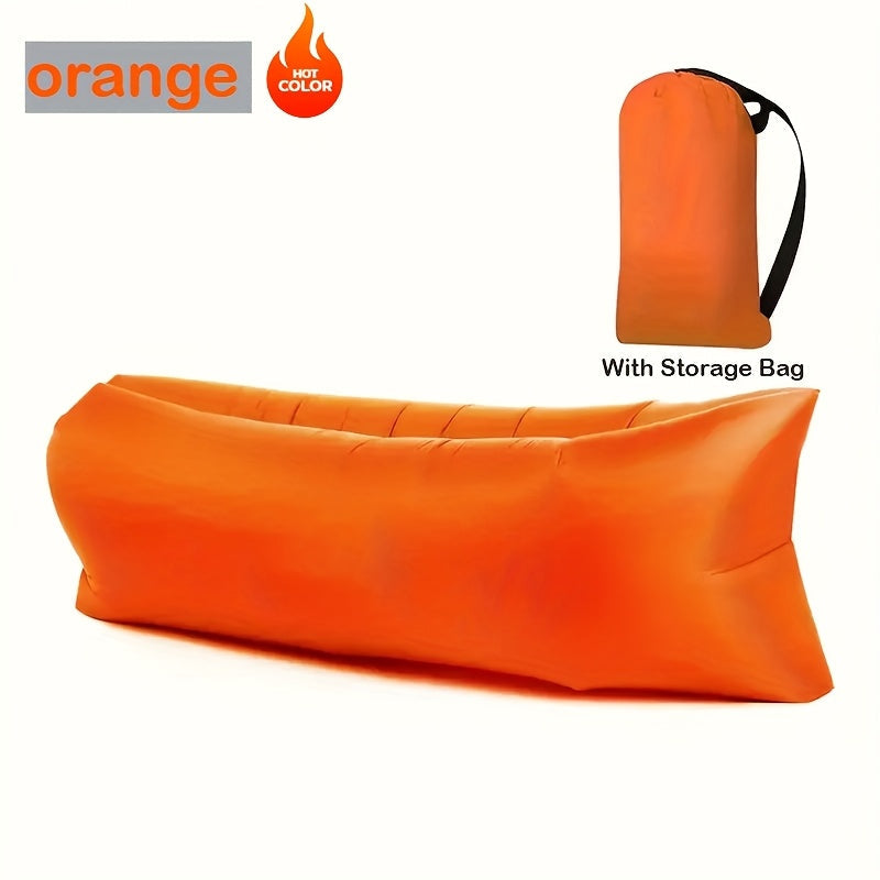 Inflatable Air Sofa Outdoor Camping Lounger 440LB Heavy Duty Quick Inflate Portable Lazy Bag Sofa Bed with Carry Bag Lightweight Compact