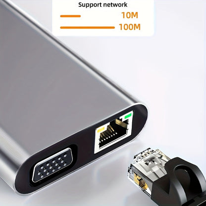 11-in-1 USB-C Docking Station with Triple Display, 4K HDMI, Gigabit Ethernet, 100W PD, 3 USB Ports