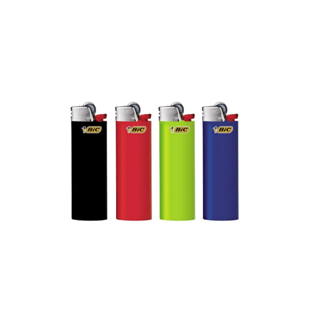 BIC Classic Pocket Lighters Bulk, Assorted Colors, Reliable Windproof Flame for Candles Fireplace Camping Grill