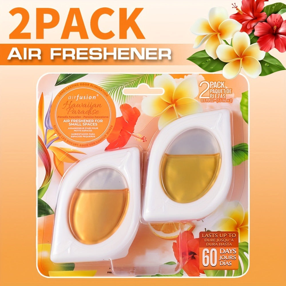Air Freshener Odor Eliminator for Home Closet Bathroom Pets Small Space 0.25oz Up to 30 Days 6 Scents Eucalyptus Lavender Hawaiian Peach