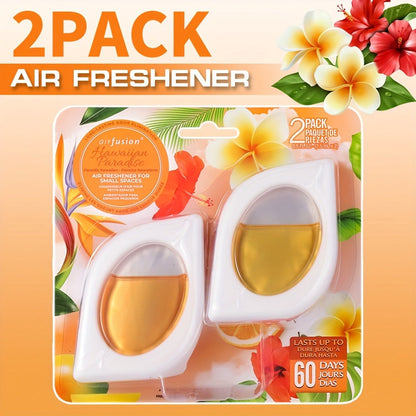 Air Freshener Odor Eliminator for Home Closet Bathroom Pets Small Space 0.25oz Up to 30 Days 6 Scents Eucalyptus Lavender Hawaiian Peach
