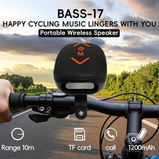 Wireless Bike Speaker with Removable Bicycle Mount for an Everyday Personal Care Routine, with the Listed Configuration