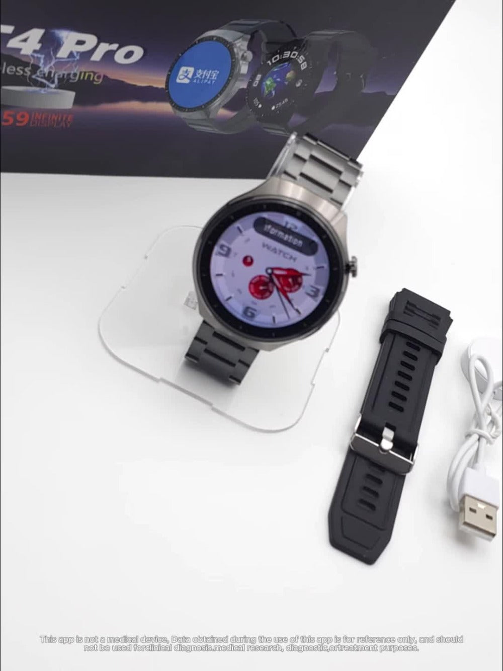 Smartwatch Round 2.01" Extra Large Screen with Wireless Calling, 100+ Sport Modes, Sleep and Heart Rate Readouts, Built-in Games Weather