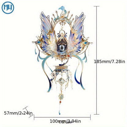 3D Metal Puzzle Model Kit, God's Eye & Angel's Eye MU Assembly, Laser-Cut DIY Craft, Artistic Home & Office Decor