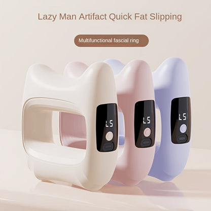 Massage Ring 5-Speed Fascia Massager for Neck Waist Back Full Body Fat Burning Relaxation Fitness