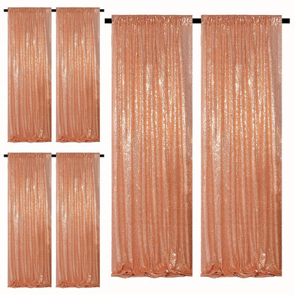 Sequin Backdrop Curtains 2FTx8FT Glitter Photography Background Panels for Party Wedding Birthday for an Everyday Personal Care Routine