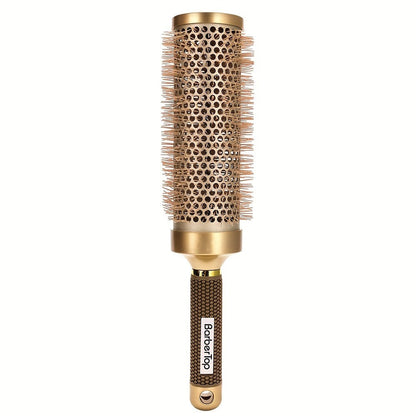 Round Hair Brush Nano Ceramic Ion, Heat Resistant Blowout Styling Roller Comb for Voluminous Bangs