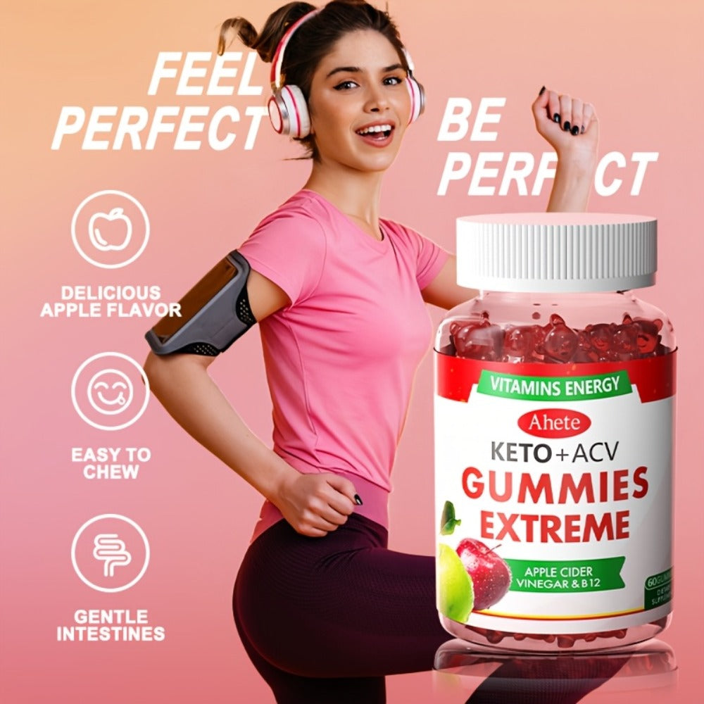 Apple Cider Vinegar Gummies Vegan Keto with Beet Juice & Vitamin B12 for Bath Time, Home Spa and Personal Care