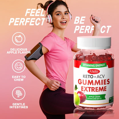 Apple Cider Vinegar Gummies Vegan Keto with Beet Juice & Vitamin B12 for Bath Time, Home Spa and Personal Care