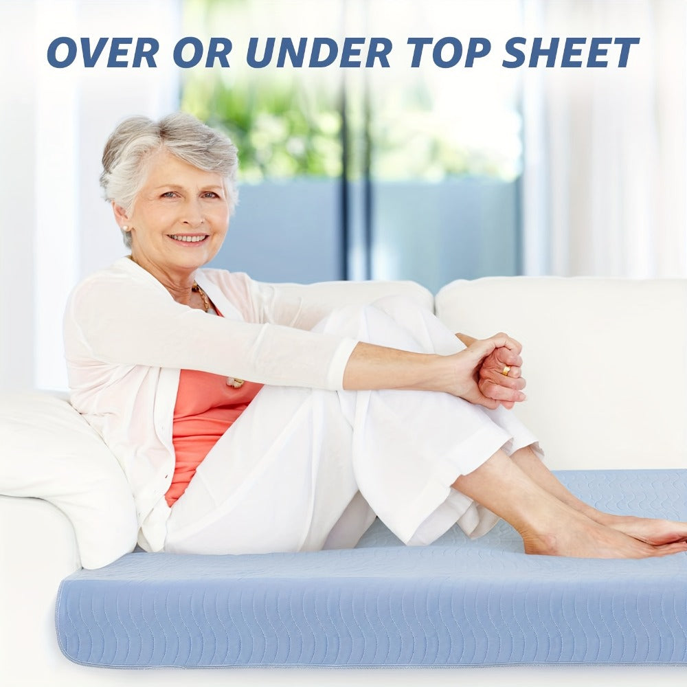 Bed Pads 2 Pack - Heavy Absorbency Reusable Incontinence Mattress Protector for Adults, Elderly & Pets