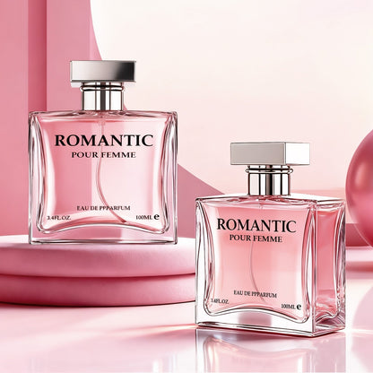 Perfume for Women Two-Pack of 100ml EDP Sprays with Rose, Chamomile, Lemon, Lily, Violet, Musk and Wood
