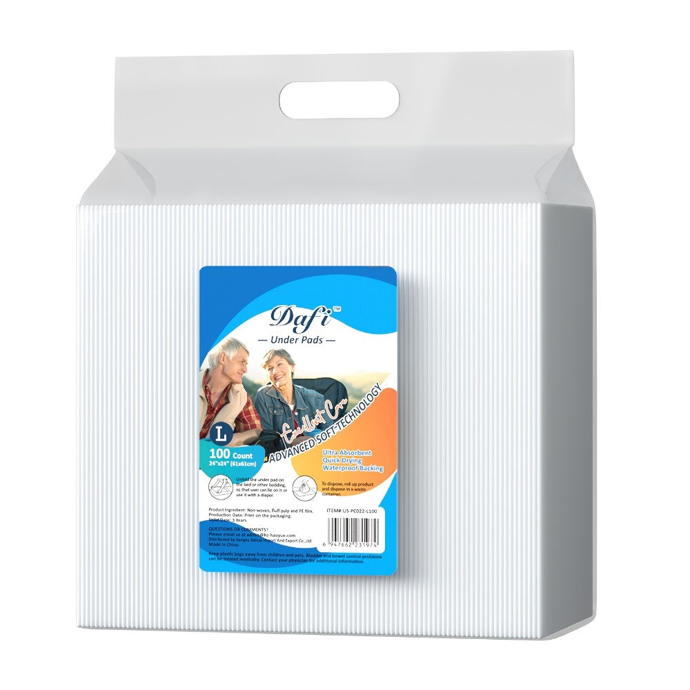 Disposable Bed Pads Extra Large Incontinence Underpads - Super Chucks Pads with Odor Control for Elderly & Adults