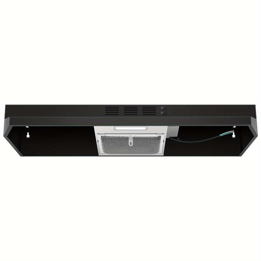 Range Hood 36 Inch Under Cabinet Ducted Ductless Convertible Stainless Steel 350CFM 2-Speed for Home Cooking, Dining and Outdoor Meals