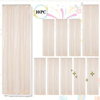 Sequin Backdrop Curtains 2FTx8FT Glitter Photography Background Panels for Party Wedding Birthday for an Everyday Personal Care Routine