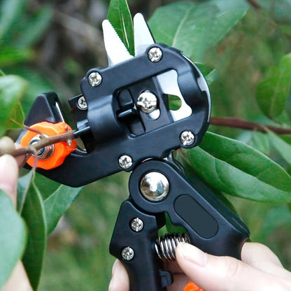 Two-in-One Grafting and Pruning Shears, 8.46 Inches with Mounted Cutter, Base and Two Spare Blades