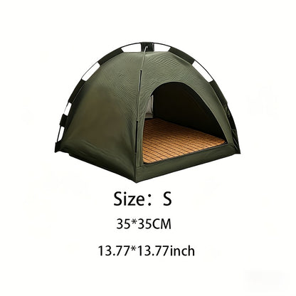 Portable Pet Tent Sleeping Nest for Cats & Dogs – Soft Cozy Foldable Pet House for Indoor Outdoor Camping Travel