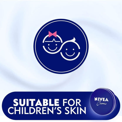 NIVEA Creme 150ml, All-Purpose Moisturizing Cream for Body Face & Hands, Deep Hydration for Dry & Sensitive