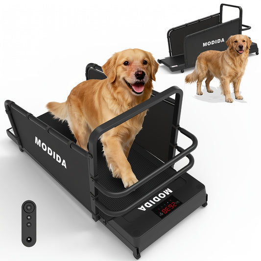 Dog Treadmill – Adjustable Speed Indoor Pet Exercise Running Machine with LED Display, Quiet Motor for Home Use
