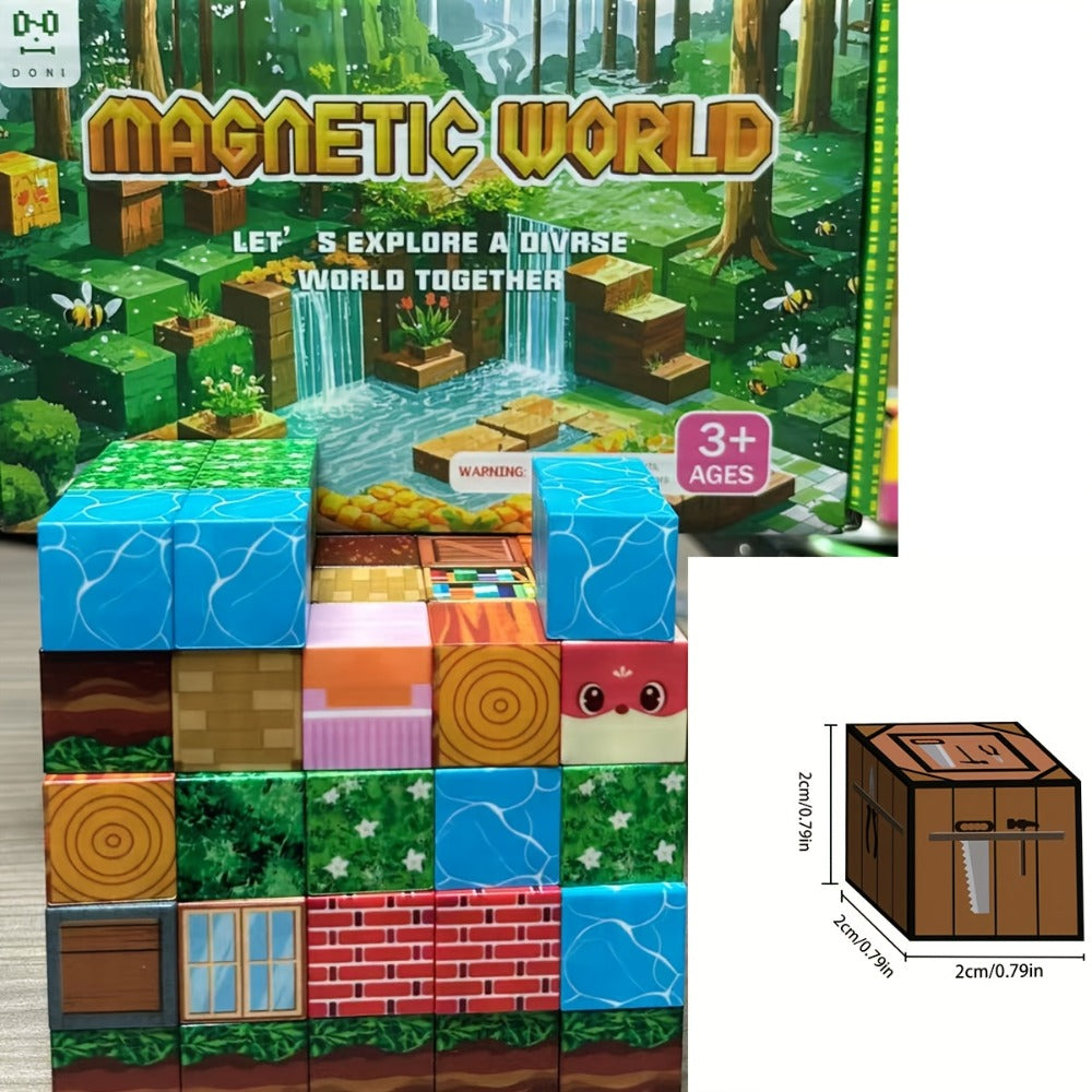 Magnetic Blocks STEM Building Toys for Kids 48/54/64/100/102/108pcs, Sensory Magnetic Tiles Set for Boys Girls Ages 3 4 5 6 7 8 9 10