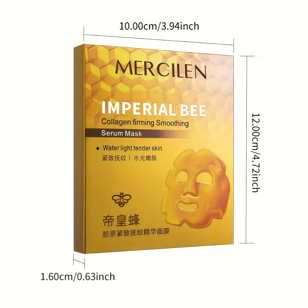 Propolis Face Mask 3 Boxes - Royal Jelly Hyaluronic Acid Niacinamide Squalane Deeply Sheet Mask