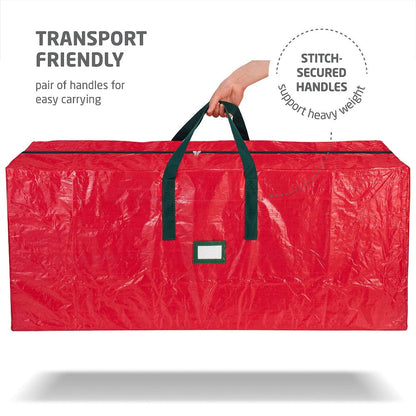 Christmas Tree Storage Bag 7.5ft – Heavy Duty Extra Large Artificial Xmas Tree Bag with Reinforced Handles