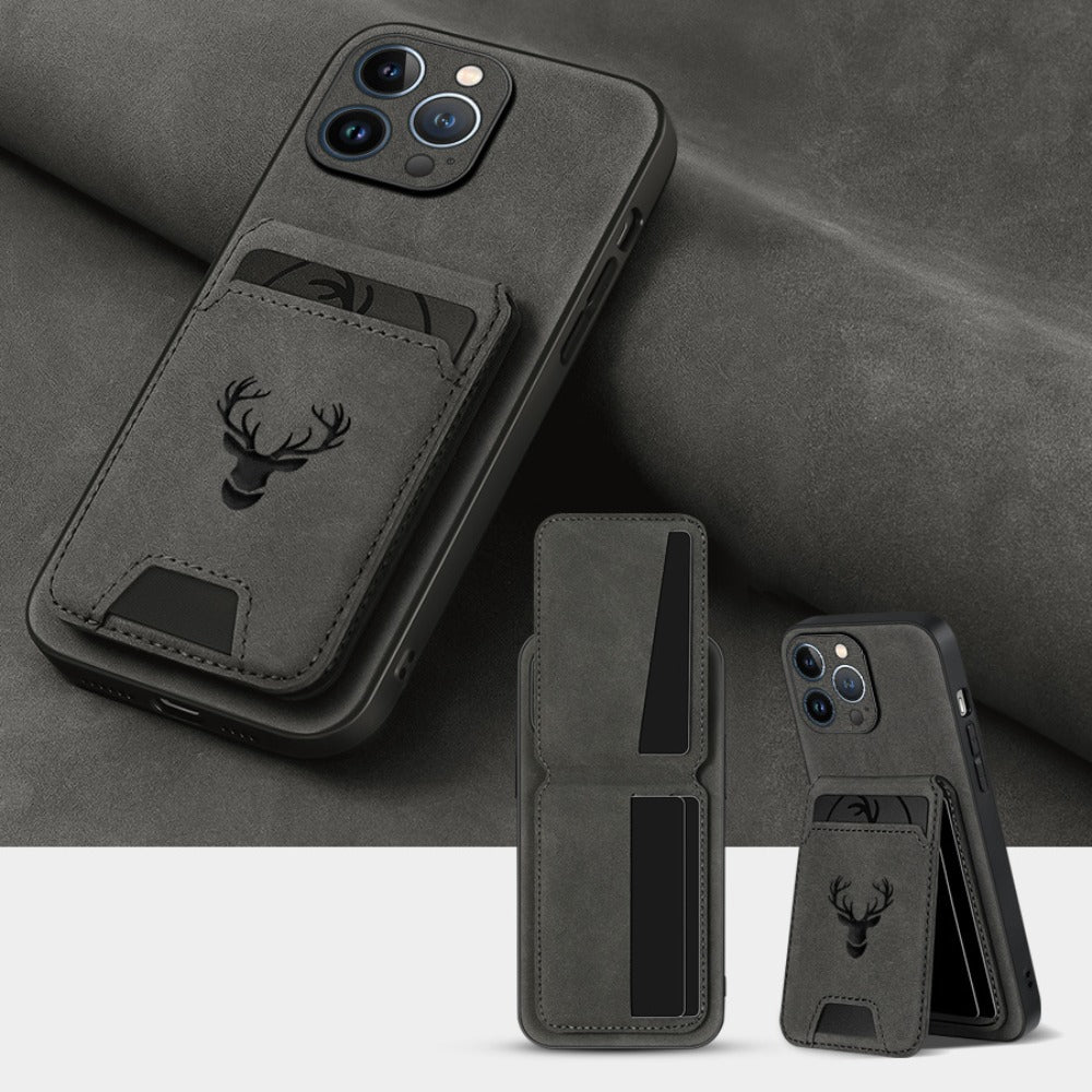 Wallet Phone Case for iPhone 16 Pro Max 16 Pro 16 Plus 16 15 14 13 12 11 Series Luxury PU Leather Flip Cover Card Holder Kickstand Magnetic