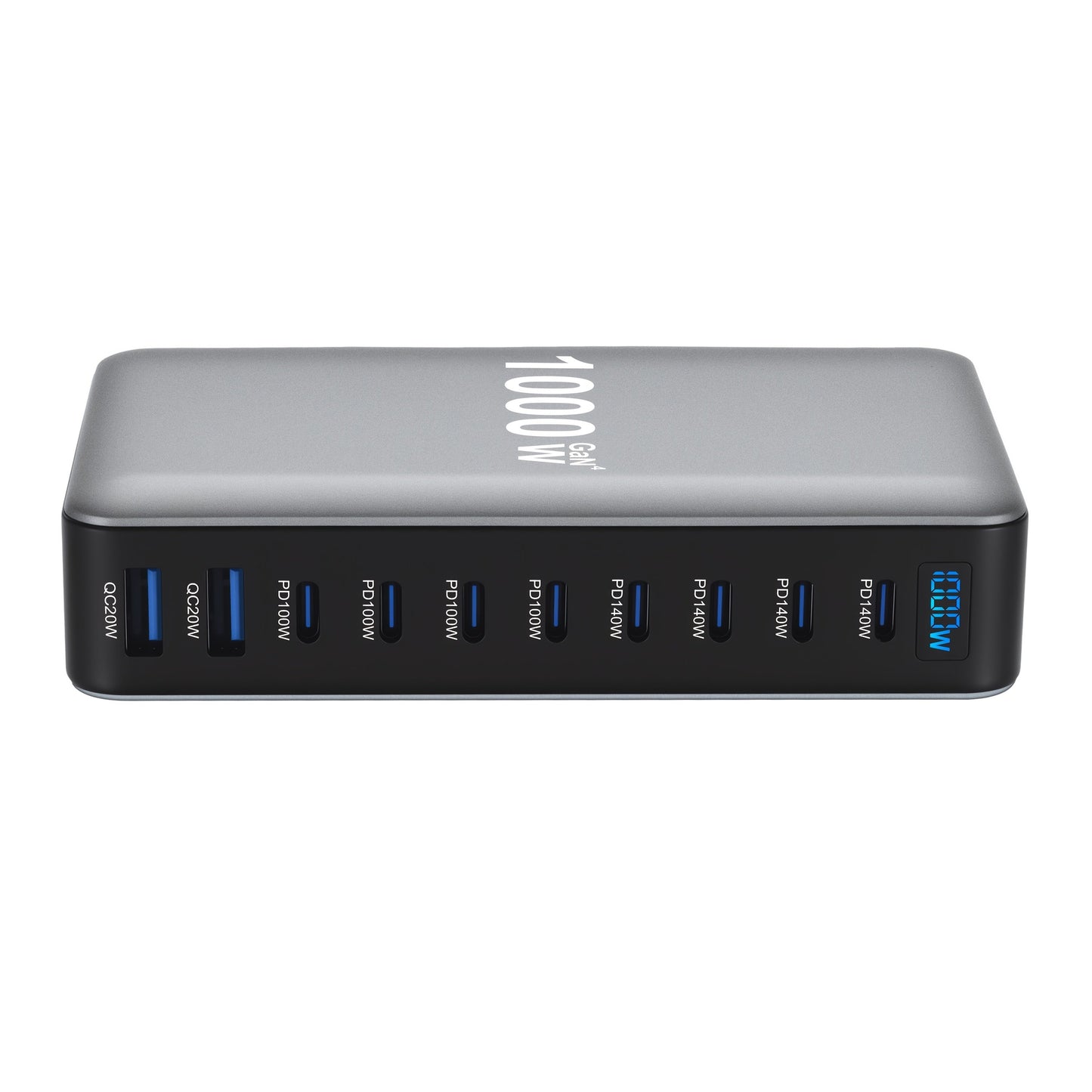 GaN Charging Station 1000W GaN3 10-Port USB-C Fast Charger for Laptops Tablets Smartphones for an Everyday Personal Care Routine