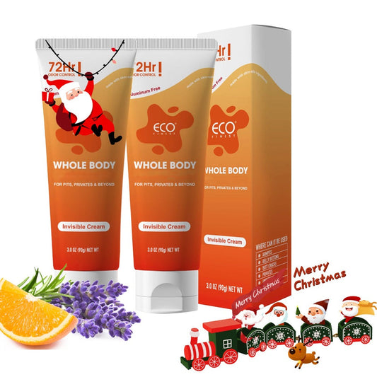 Natural Deodorant Cream 72-Hour Odor Protection – Aluminum-Free Body Deodorant with Lavender & Orange Scent | Long-Lasting Skin-Safe Formula
