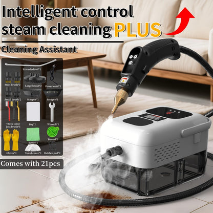 Portable Steam Cleaner High-Temperature High-Pressure Handheld Steamer for Home, Carpet, Tile & Grout Cleaning