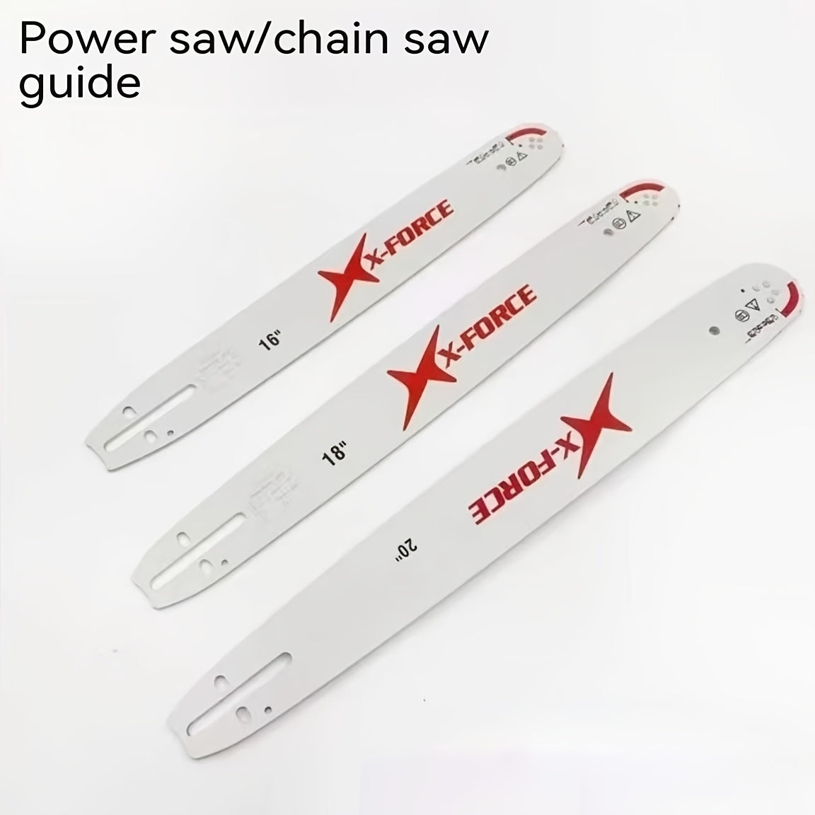 Chainsaw Bar & Chain, Universal Replacement Guide Bar Saw Chain for Garden, Patio and Yard Use