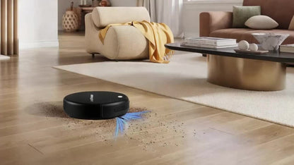 Robot Vacuum Cleaner 3-in-1, 2000Pa Powerful Suction, 150-Min Runtime, Auto Floor Cleaning for Pet Hair