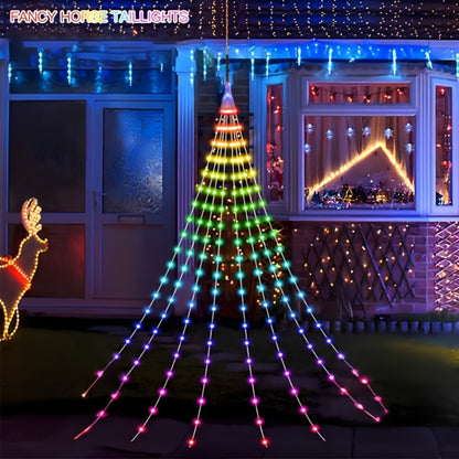 Waterfall Fairy Lights USB Powered 8 Modes for an Everyday Personal Care Routine, with the Listed Configuration