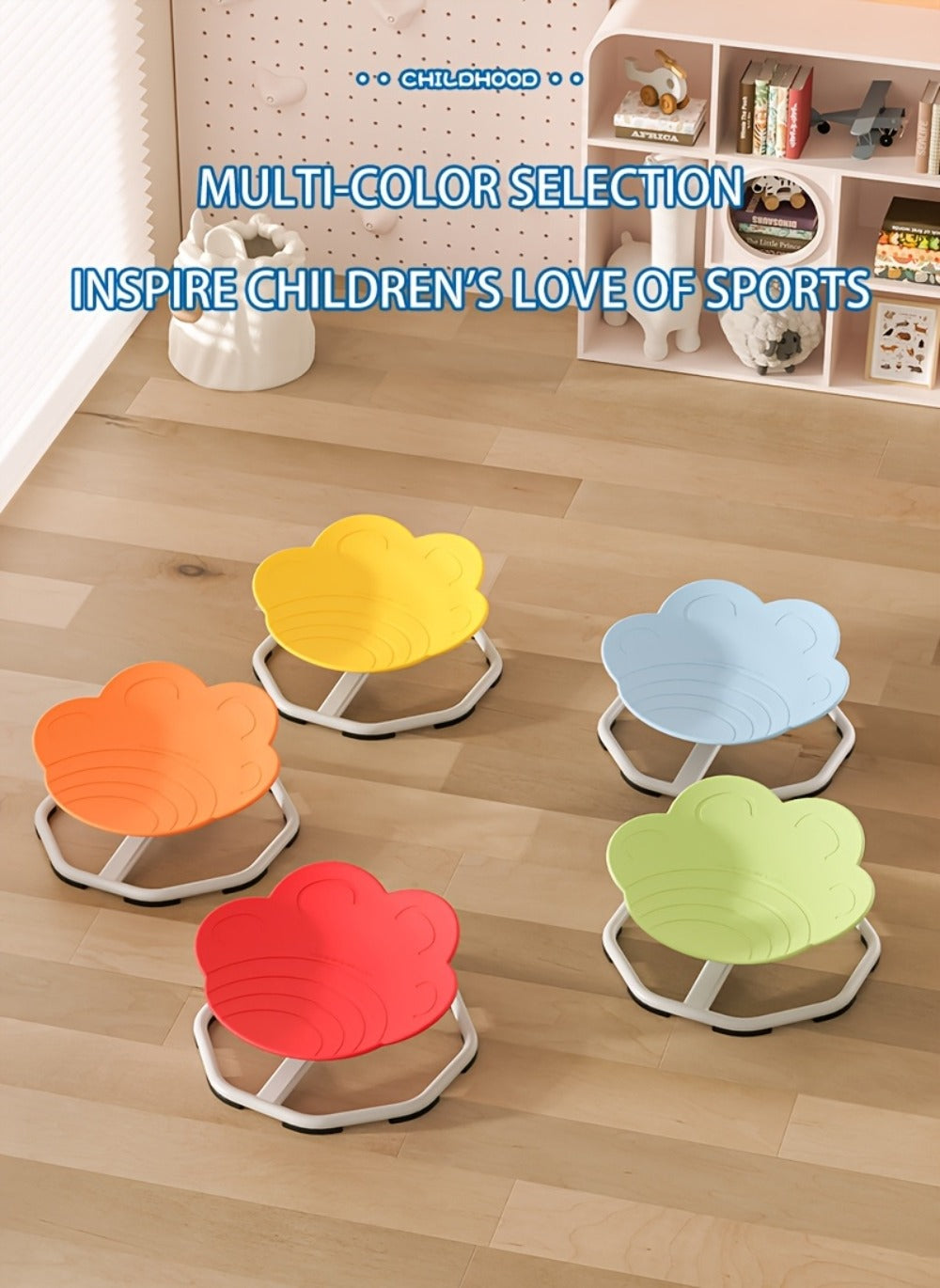 Sensory Spinning Chair for Kids with Autism & ADHD, Ages 3-18, Swivel Sit and Spin Chair to Improve Focus & Body Balance