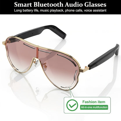 Stereo Smart Audio Glasses Touch Control Intelligent Noise Reduction Type-C Rechargeable for an Everyday Personal Care Routine