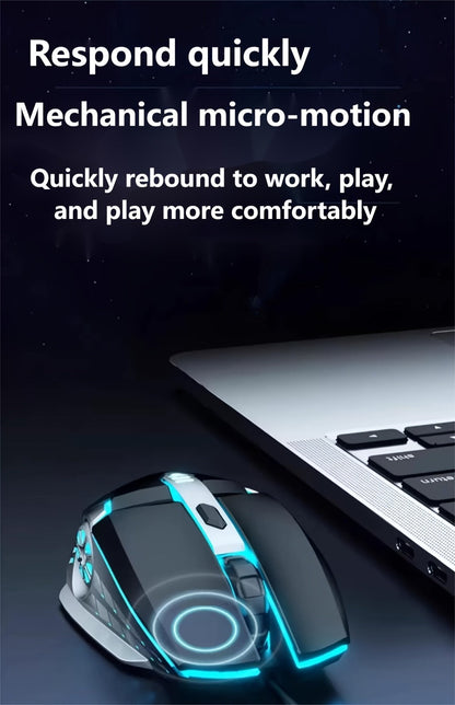 RGB Gaming Keyboard and Mouse Combo Wired USB, Backlit Keyboard & Mouse Set for PC Desktop Laptop Windows
