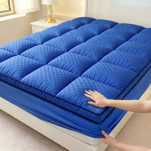 Quilted Fitted Mattress Protector in Four Colors and Twin through California King Size Checkouts