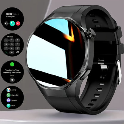 Smart Watch Hexagonal-Bezel 1.83-Inch Display with Wireless Calling, Custom Faces and Four Styles