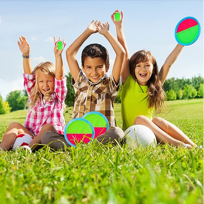 Sticky Ball Toss Game Set for Kids & Adults, Fun Outdoor Throwing Toy with Sticky Balls & Target Board