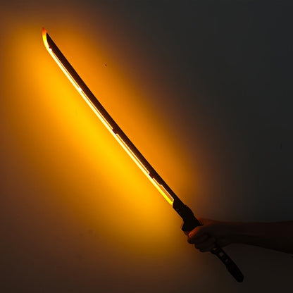 LED Cyberpunk Katana Prop 80cm Acrylic Luminous with the Listed Color, Size or Set Options for Everyday Use
