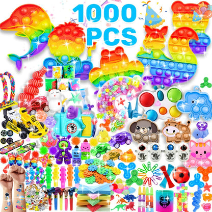 Bulk Fidget Toy Assortment with 1, 000 Pieces in Style A, JYS-1000 or MHX-1000 Checkout Sets