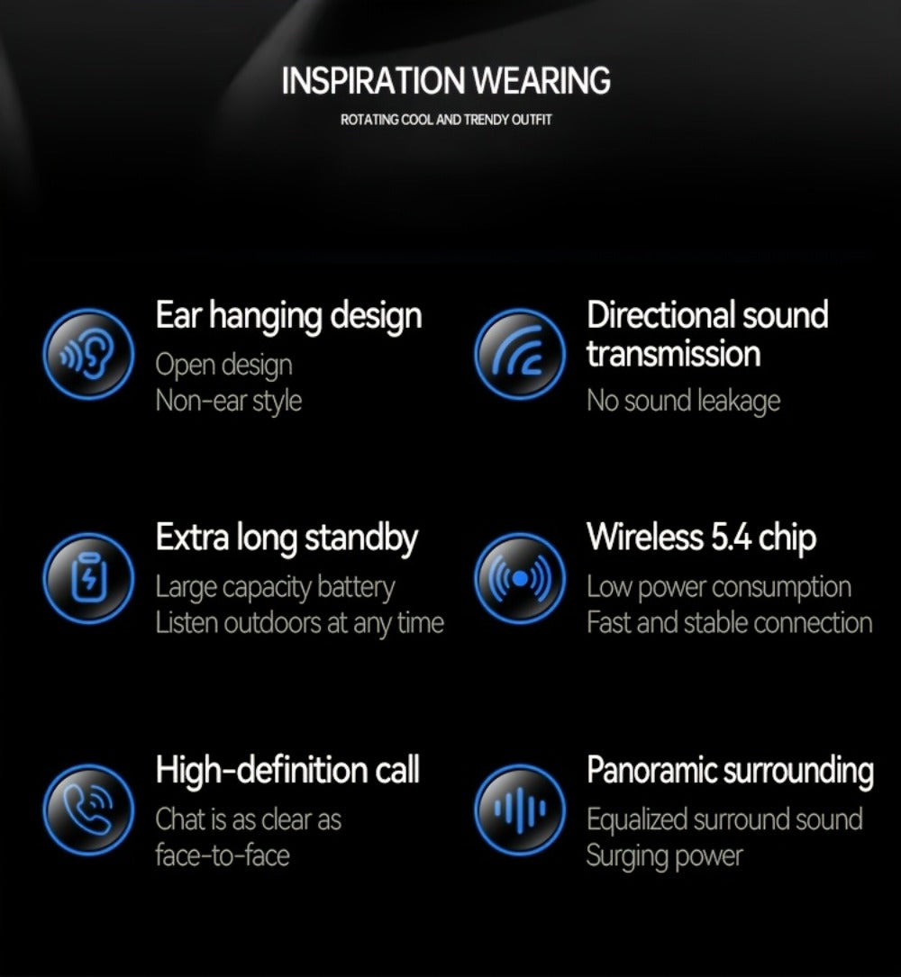 Acer TWS In-Ear Earbuds Noise Canceling Touch Control Sports Wireless Headphones Long for Bedside Audio, Alarms and Room Entertainment