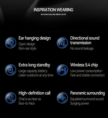 Acer TWS In-Ear Earbuds Noise Canceling Touch Control Sports Wireless Headphones Long for Bedside Audio, Alarms and Room Entertainment