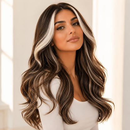 Synthetic Wig Long Style, Six Color Choices with 24-Inch Length for Parties with Model-Specific Color, Length and Cap Options