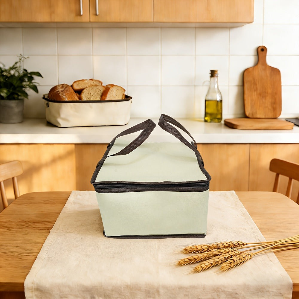 Bread Proofing Box USB Powered Foldable Dough Fermenter with Carry Bag - Zippered Portable Proofing Container for Pizza Dough