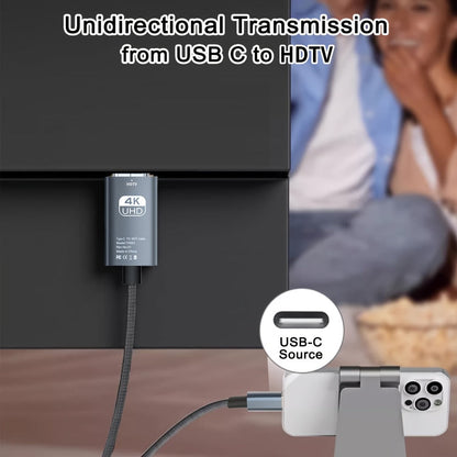 USB-C to HDMI Adapter 4K@60Hz, Thunderbolt 3/4 Compatible, Aluminum for MacBook Pro/Air, iPad Pro