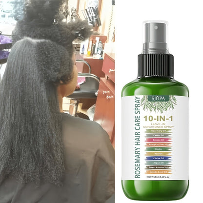 10-in-1 Molecular Leave-In Hair Mask with Argan Oil, Keratin & Coconut Oil for Bath Time, Home Spa and Personal Care