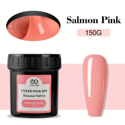 Builder Gel for Nail Extensions 150g Apex Strengthening Kit 13 Shades Clear White Pink Nude Milky Jelly Salmon UV LED Cure Professional